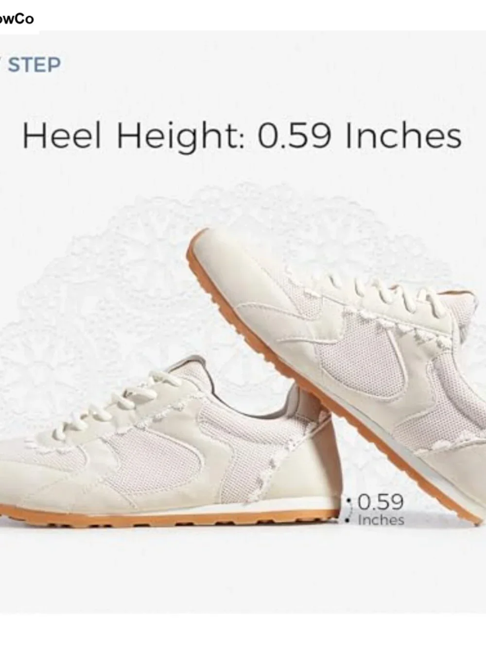 Women's Fashion Sneakers Non Slip Breathable Retro Lace PU Mesh